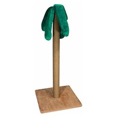 Когтеточка Zooexpress Пальма, джут, 40х40х75 см