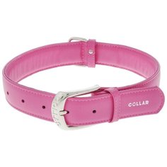 Ошейник COLLAR Glamour без украшений розовый 9 мм х 19-25 см