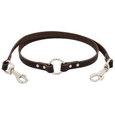 Поводок ZOOEXPRESS, однослойный, сворка, толщина 14 мм, коричневый