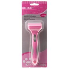 Расческа-дешеддер DeLIGHT ROSE малый 43 зуба
