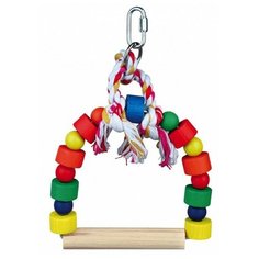 Игрушка для птиц Trixie, деревянные качели, 21,5х24 см.