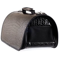 Сумка-переноска Вака Euro чёрный крокодил, кож. зам.