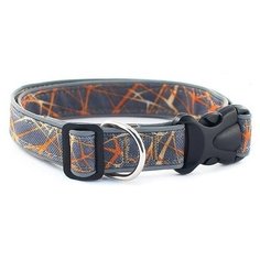 Ошейник со светоотражающим кантом "ТЕХ-REFLEX" 15мм 25-40см, оранжевый Дарэлл