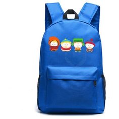 Рюкзак Малыши Стэн, Кайл, Эрик и Кенни (South Park) синий №8 Noname