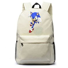 Рюкзак Соник (Sonic) белый №2 Noname