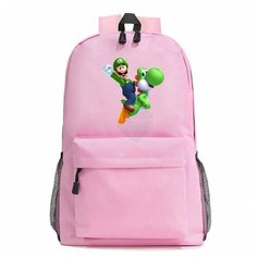 Рюкзак Марио (Mario) розовый №3 Noname