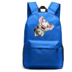 Рюкзак поросёнок Пуа синий №2 Noname