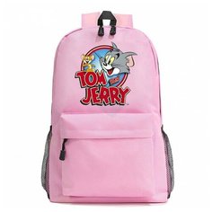 Рюкзак Том и Джерри (Tom and Jerry) розовый №2 Noname
