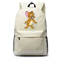 Рюкзак Мышонок Джерри (Tom and Jerry) белый №1 Noname