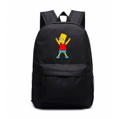 Рюкзак Барт Симпсон (The Simpsons) черный №2 Noname