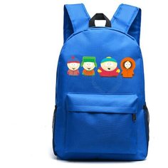 Рюкзак Стэн, Кайл, Эрик и Кенни (South Park) синий №5 Noname