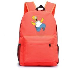 Рюкзак Симпсоны (The Simpsons) оранжевый №3 Noname