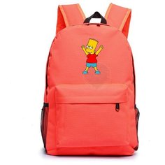 Рюкзак Симпсоны (The Simpsons) оранжевый №2 Noname