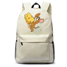 Рюкзак Том и Джерри (Tom and Jerry) белый №5 Noname