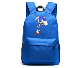Рюкзак Соник (Sonic) синий №2 Noname
