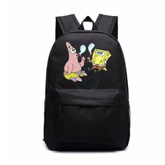 Рюкзак Патрик и Губка Боб (Sponge Bob) черный №2 Noname