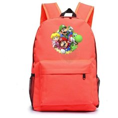 Рюкзак герои Марио (Mario) оранжевый №6 Noname