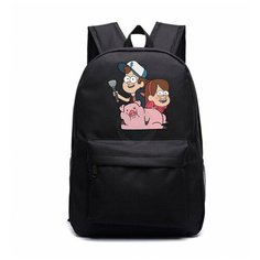 Рюкзак персонажи Гравити Фолз черный №2 Noname