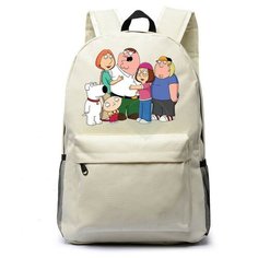Рюкзак Гриффины (Family Guy) белый №1 Noname