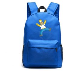 Рюкзак Гомер Симпсон (The Simpsons) синий №1 Noname