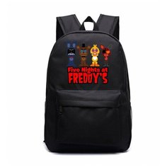 Рюкзак фнаф (Five Nights at Freddys) черный №9 Noname