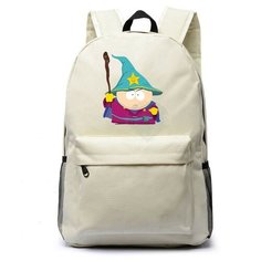 Рюкзак Эрик картман (Палка истины) (South Park) белый №7 Noname