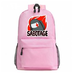 Рюкзак Амонг Ас (Among US) розовый №1 Noname