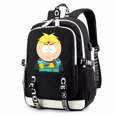Рюкзак Баттерс Стотч (South Park) черный с USB-портом №6 Noname