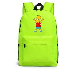 Рюкзак Барт Симпсон (The Simpsons) зеленый №2 Noname