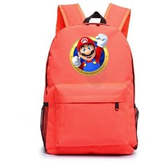 Рюкзак Марио (Mario) оранжевый №5 Noname