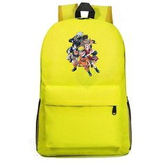 Рюкзак с героями аниме "Наруто" желтый №1 Noname