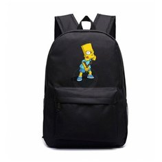Рюкзак Барт Симпсон (The Simpsons) черный №5 Noname