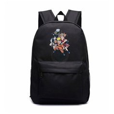 Рюкзак с героями аниме "Наруто" черный №1 Noname