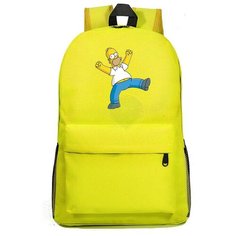 Рюкзак Гомер Симпсон (The Simpsons) желтый №1 Noname