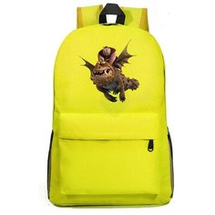 Рюкзак Как приручить дракона желтый №3 Noname