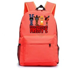 Рюкзак фнаф (Five Nights at Freddys) оранжевый №9 Noname