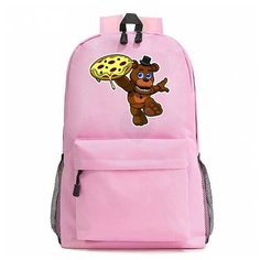 Рюкзак медведь Фредди (Five Nights at Freddys) розовый №3 Noname
