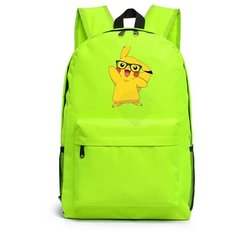 Рюкзак Персонажи вселенной Покемон (Pokemon) зеленый №6 Noname