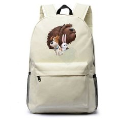 Рюкзак Тайная жизнь домашних животных белый №2 Noname