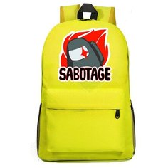 Рюкзак Амонг Ас (Among US) желтый №1 Noname