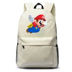 Рюкзак Марио (Mario) белый №4 Noname
