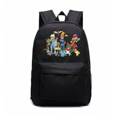 Рюкзак Персонажи вселенной Покемон (Pokemon) черный №6 Noname