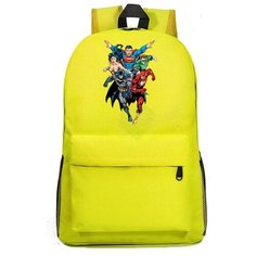 Рюкзак Лига справедливости желтый №2 Noname