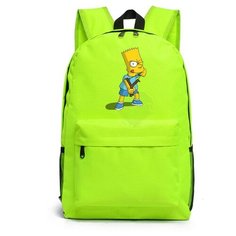 Рюкзак Барт Симпсон (The Simpsons) зеленый №5 Noname