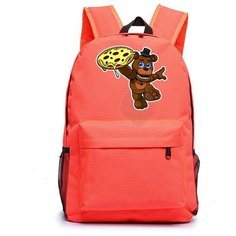 Рюкзак медведь Фредди (Five Nights at Freddys) оранжевый №3 Noname