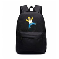 Рюкзак Гомер Симпсон (The Simpsons) черный №1 Noname