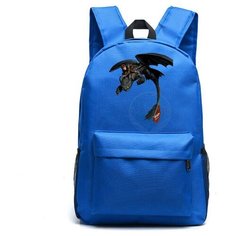 Рюкзак Иккинг и Беззубик синий №2 Noname