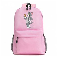 Рюкзак Том и Джерри (Tom and Jerry) розовый №3 Noname