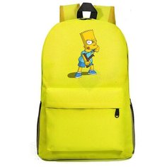 Рюкзак Барт Симпсон (The Simpsons) желтый №5 Noname