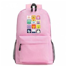 Рюкзак Персонажи "Время приключений" розовый №3 Noname